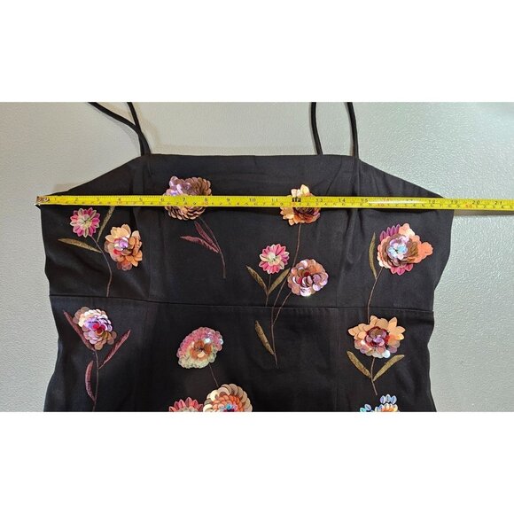 Anthropologie Maeve Womens Plus‎ Size 14 The Brynne 3D Floral Dress NWT - Picture 7 of 16